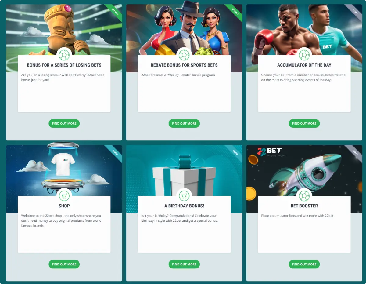 22Bet Mobile Version